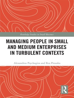 cover image of Managing People in Small and Medium Enterprises in Turbulent Contexts